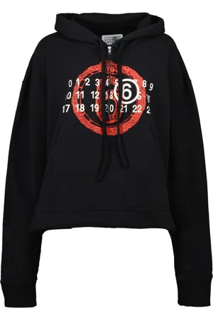 Maison Margiela Hættetrøje med nummermotiv