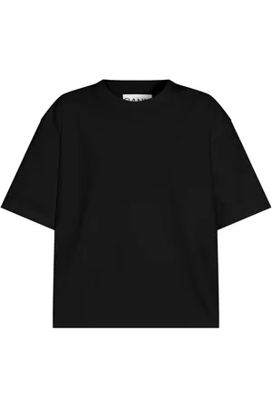 Ganni T-shirt med bindelukning