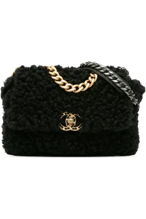 CHANEL 2020 Medium 19 Flap-satchel-taske i lammeskind