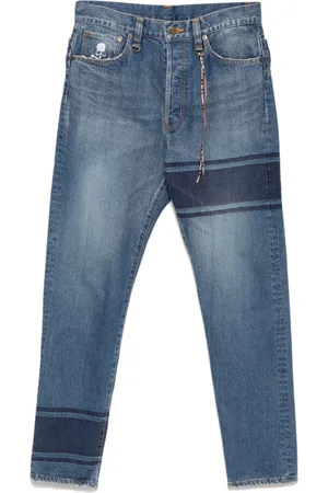 MASTERMIND Jeans med sidestribe-detalje