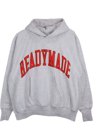 READYMADE Hættetrøje med logotryk