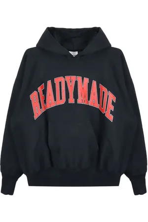 READYMADE Hættetrøje med logotryk