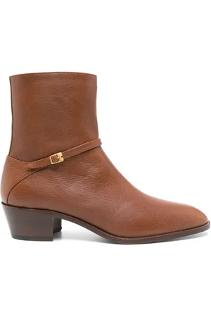 VALENTINO GARAVANI 50 mm ankelstøvler i læder
