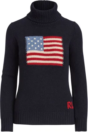 Ralph Lauren Flag sweater i kashmir