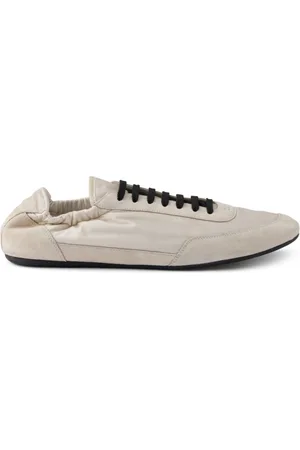 Prada Collapse Re-Nylon sneakers i ruskind