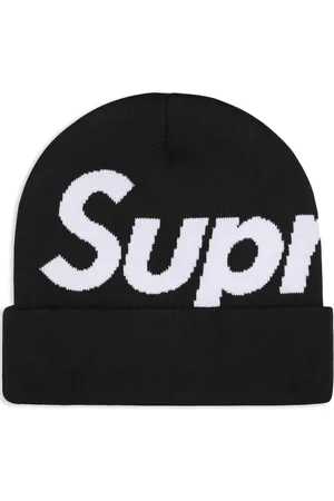 Supreme Hue med intarsia-logo