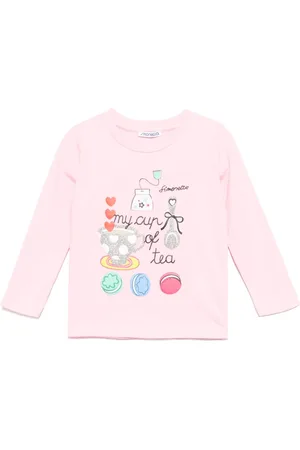 Simonetta T-shirt med tryk