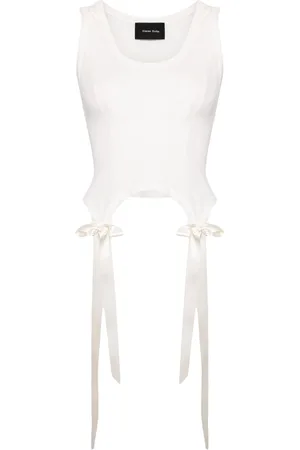 Simone Rocha Easy Bow Tails tanktop