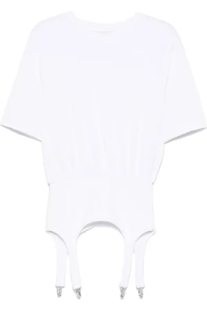 Fiorucci T-shirt med seledetalje