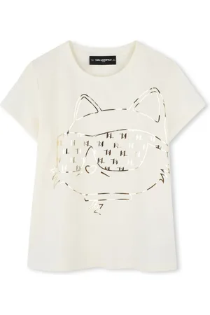 Karl Lagerfeld T-shirt med grafisk tryk