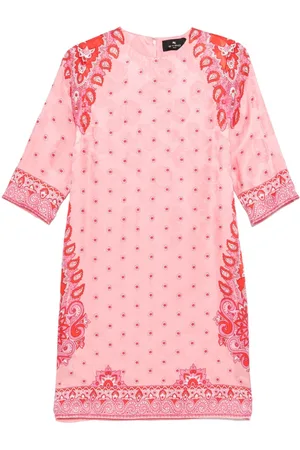 Etro Kort kjole med paisleytryk