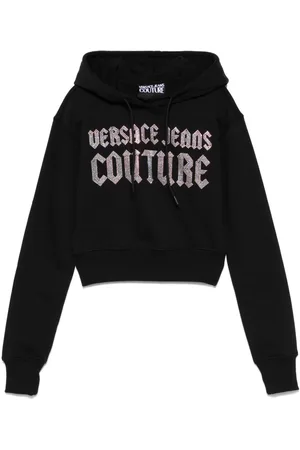 VERSACE Hættetrøje med rhinsten-logo