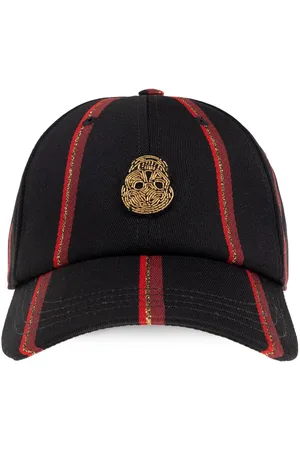 Alexander McQueen Baseball-kasket med dødningehoved-mærke