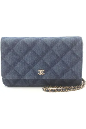 CHANEL CC skuldertaske i denim fra 2021