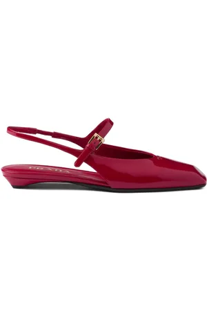 Prada Slingback ballerinaer i læder