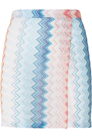 Missoni Strand-cover-up med zigzagmønster