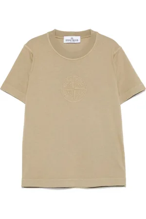 Stone Island T-shirt med logobroderi