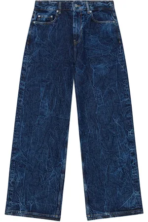 Ganni Marri jeans med krøllet effekt
