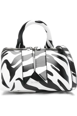 The Attico Tote med zebratryk