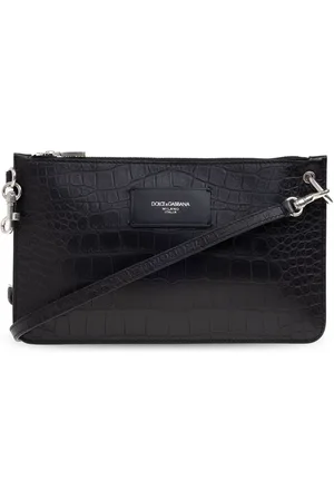 Dolce & Gabbana Krokodillepræget skuldertaske
