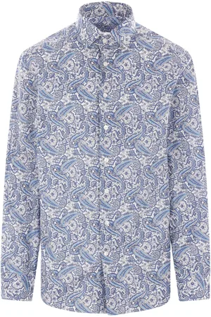 Etro Poplin-skjorte med paisleytryk