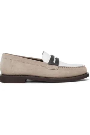 Brunello Cucinelli Loafers i ruskind