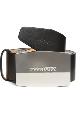 Dsquared2 Læderbælte med logospænde