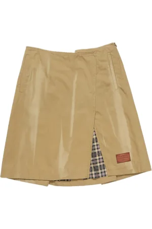 Acne Studios Mellemlang nederdel i twill