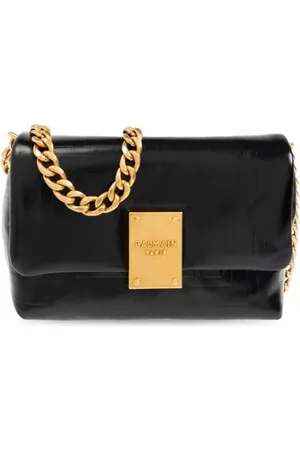 Balmain Crossbody-taske med logoplade