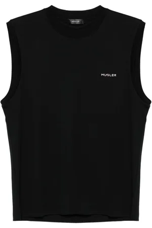 MUGLER Vest med logobogstaver