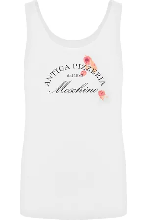 Moschino Tanktop med slogantryk