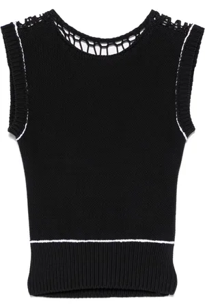 Maison Margiela Vest i åben strik