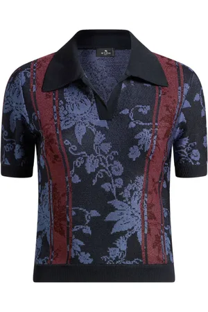 Etro Blomstret jacquard-skjorte
