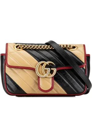 Gucci Mini GG Marmont Torchon crossbody-taske i læder fra 2016-2024