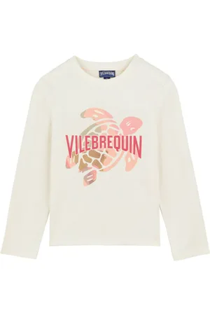 Vilebrequin Landscape Turtles T-shirt i økologisk bomuld