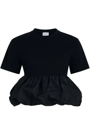 Patou T-shirt med flæsekant