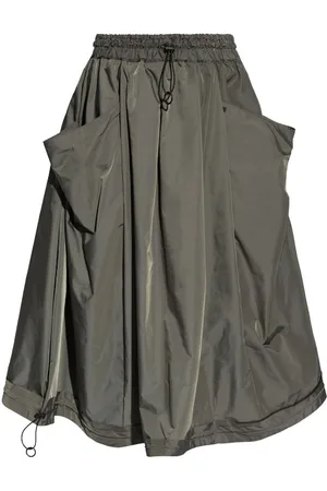 YOHJI YAMAMOTO Mellemlang nederdel med A-snit
