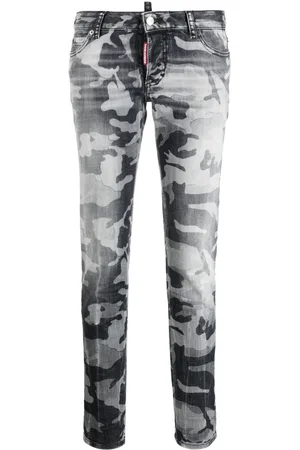 Dsquared2 Skinny jeans med kamuflagetryk