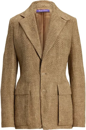 Ralph Lauren Sildebensmønstret blazer