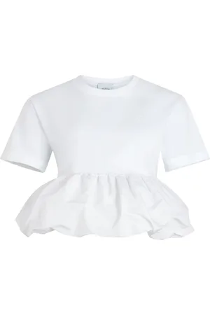 Patou T-shirt med flæsekant