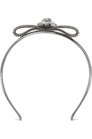 VERSACE Gianni hårbånd i metalisk mesh