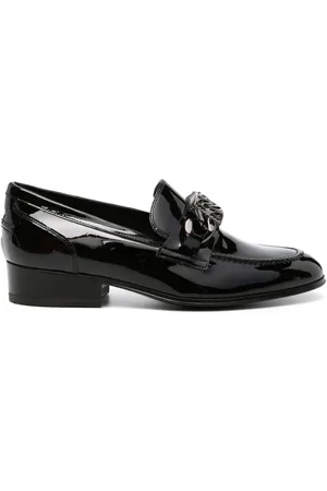 Casadei Loafers i læder med spændeudsmykning