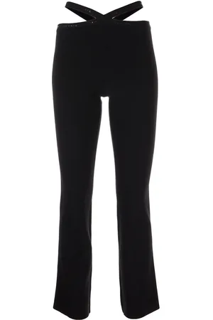 Alexander Wang Leggings med krydset logokant