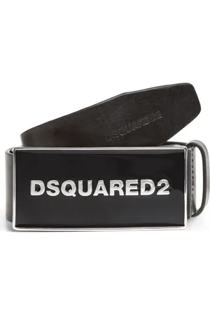 Dsquared2 Læderbælte med logoplade