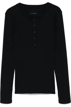 NILI LOTAN Ribbet henley top