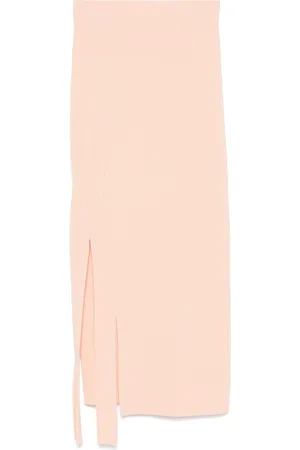 Victoria Beckham Lang ribstrikket nederdel