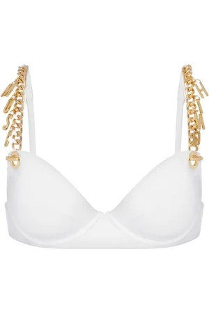 Moschino Bikinitop med kædedetalje