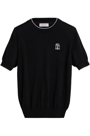 Brunello Cucinelli Strikket T-shirt