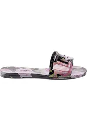 Dolce & Gabbana Sandaler med rose-tryk