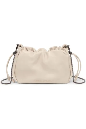 Brunello Cucinelli Lille Mellow bucket-taske